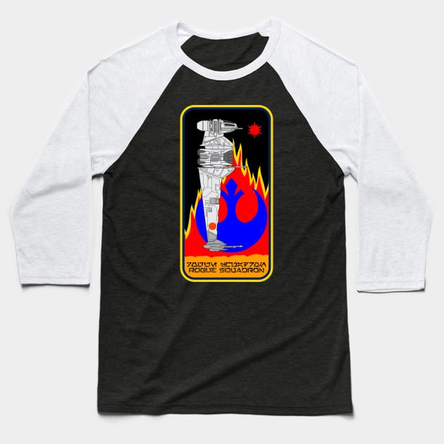 Rogue Squadron B-wing Baseball T-Shirt by MBK